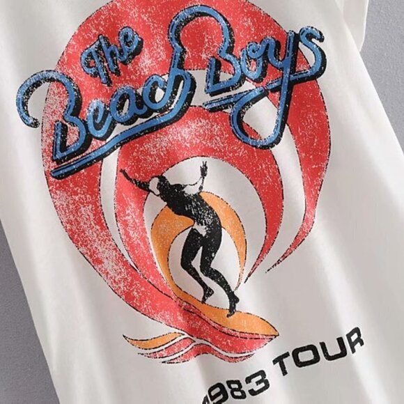 Boho Beach Boys Graphic Band Tee - Picture 4 of 7